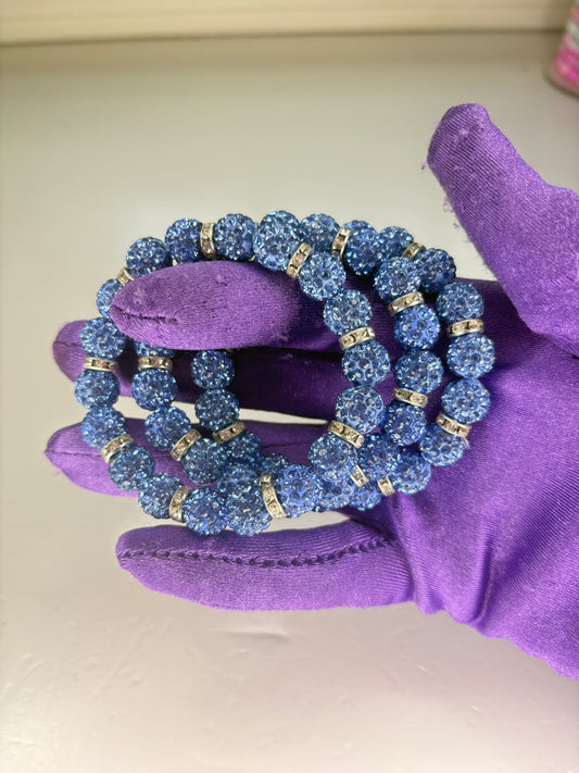Glittery Blue