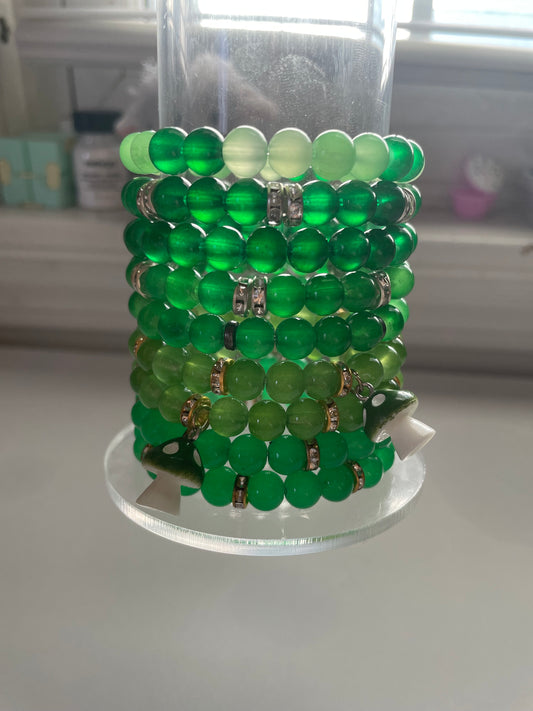 Dark Green Stacked Set