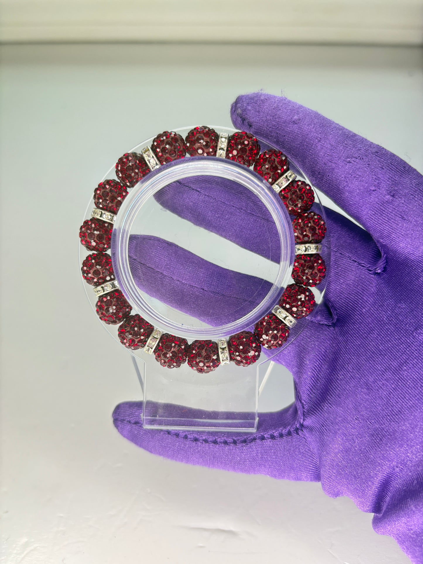 Glittery Scarlet Red