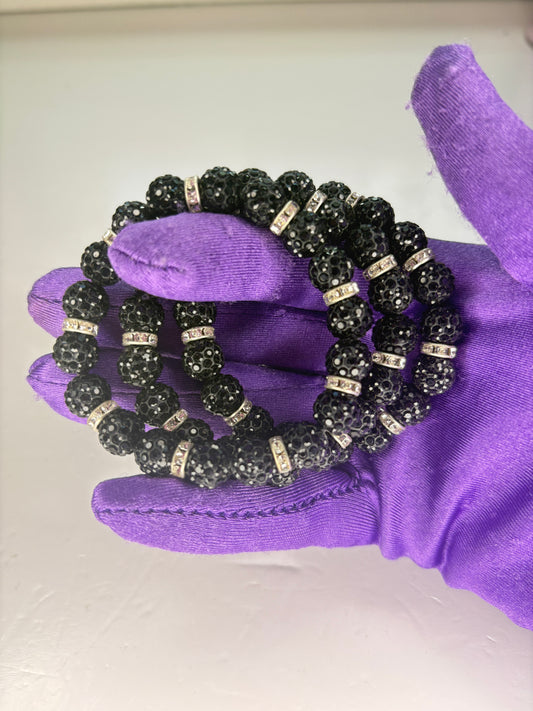 Glittery Black