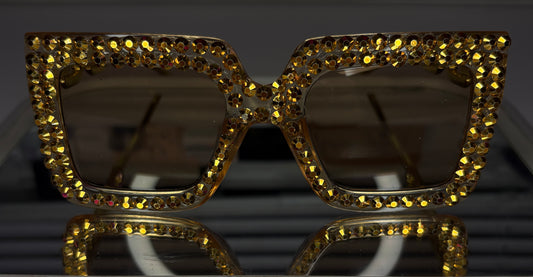Gold Rhinestone