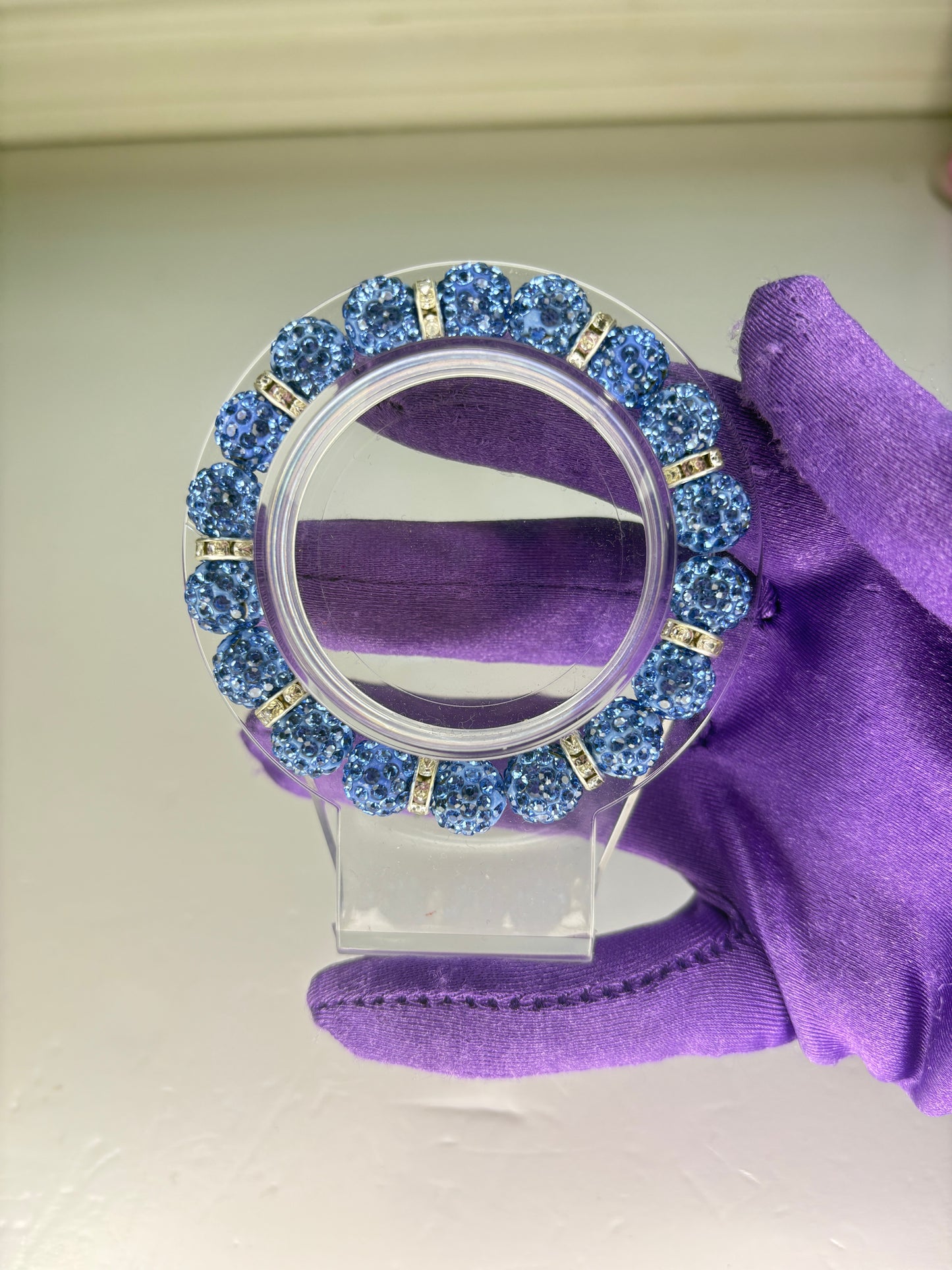 Glittery Blue