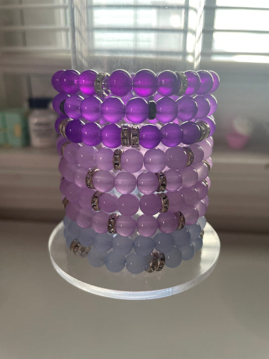 Purple Stacked Set